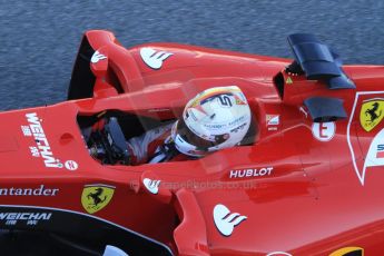 World © Octane Photographic Ltd. Scuderia Ferrari SF-15T– Sebastian Vettel. Sunday 1st February 2015, Formula 1 Winter testing, Jerez de la Frontera, Spain. Digital Ref: 1180CB7D9451