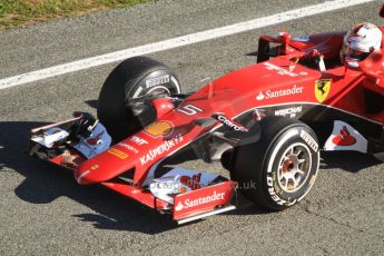 World © Octane Photographic Ltd. Scuderia Ferrari SF-15T– Sebastian Vettel. Sunday 1st February 2015, Formula 1 Winter testing, Jerez de la Frontera, Spain. Digital Ref: 1180CB7D9475