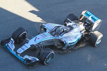 World © Octane Photographic Ltd. Mercedes AMG Petronas F1 W06 Hybrid – Nico Rosberg. Sunday 1st February 2015, Formula 1 Winter testing, Jerez de la Frontera, Spain. Digital Ref : 1180CB7D9491