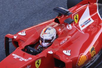 World © Octane Photographic Ltd. Scuderia Ferrari SF-15T– Sebastian Vettel. Sunday 1st February 2015, Formula 1 Winter testing, Jerez de la Frontera, Spain. Digital Ref: 1180CB7D9512