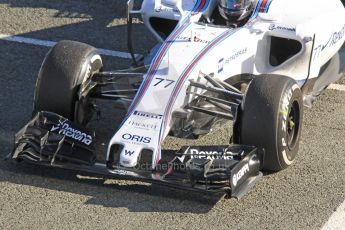 World © Octane Photographic Ltd. Williams Martini Racing FW37 Valtteri Bottas. Sunday 1st February 2015, Formula 1 Winter testing, Jerez de la Frontera, Spain. Digital Ref: 1180CB7D9536