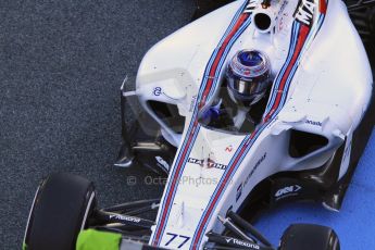 World © Octane Photographic Ltd. Williams Martini Racing FW37 Valtteri Bottas. Sunday 1st February 2015, Formula 1 Winter testing, Jerez de la Frontera, Spain. Digital Ref: 1180CB7D9539