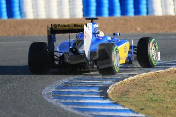 World © Octane Photographic Ltd. Sauber F1 Team C34-Ferrari – Marcus Ericsson. Sunday 1st February 2015, Formula 1 Winter testing, Jerez de la Frontera, Spain. Digital Ref : 1180LB1D1202