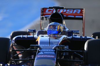 World © Octane Photographic Ltd. Scuderia Toro Rosso STR10 – Carlos Sainz Jnr. Sunday 1st February 2015, Formula 1 Winter testing, Jerez de la Frontera, Spain. Digital Ref: 1180LB1D1221