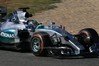 World © Octane Photographic Ltd. Mercedes AMG Petronas F1 W06 Hybrid – Nico Rosberg. Sunday 1st February 2015, Formula 1 Winter testing, Jerez de la Frontera, Spain. Digital Ref : 1180LB1D1526