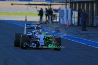 World © Octane Photographic Ltd. Mercedes AMG Petronas F1 W06 Hybrid – Nico Rosberg. Sunday 1st February 2015, Formula 1 Winter testing, Jerez de la Frontera, Spain. Digital Ref :