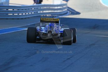 World © Octane Photographic Ltd. Sauber F1 Team C34-Ferrari – Marcus Ericsson. Sunday 1st February 2015, Formula 1 Winter testing, Jerez de la Frontera, Spain. Digital Ref :