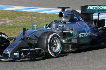 World © Octane Photographic Ltd. Mercedes AMG Petronas F1 W06 Hybrid – Nico Rosberg. Sunday 1st February 2015, Formula 1 Winter testing, Jerez de la Frontera, Spain. Digital Ref : 1181LB1D1325