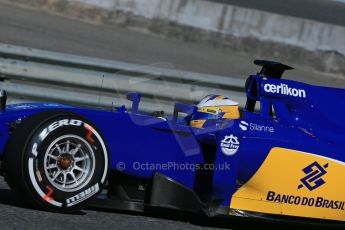 World © Octane Photographic Ltd. Sauber F1 Team C34-Ferrari – Marcus Ericsson. Sunday 1st February 2015, Formula 1 Winter testing, Jerez de la Frontera, Spain. Digital Ref : 1181LB1D1370