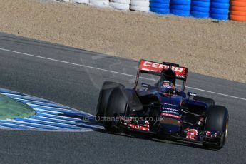 World © Octane Photographic Ltd. Scuderia Toro Rosso STR10 – Carlos Sainz Jnr. Sunday 1st February 2015, Formula 1 Winter testing, Jerez de la Frontera, Spain. Digital Ref: 1181LB1D1374