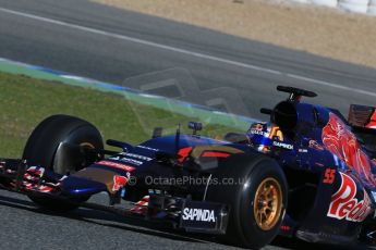 World © Octane Photographic Ltd. Scuderia Toro Rosso STR10 – Carlos Sainz Jnr. Sunday 1st February 2015, Formula 1 Winter testing, Jerez de la Frontera, Spain. Digital Ref: 1181LB1D1380