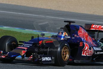 World © Octane Photographic Ltd. Scuderia Toro Rosso STR10 – Carlos Sainz Jnr. Sunday 1st February 2015, Formula 1 Winter testing, Jerez de la Frontera, Spain. Digital Ref: 1181LB1D1409