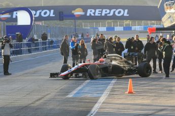 World © Octane Photographic Ltd. McLaren Honda MP4/30 - Jenson Button. Monday 2nd February 2015, Formula 1 Winter testing, Jerez de la Frontera, Spain.Digital Ref: 1182CB1D1652