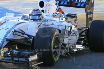 World © Octane Photographic Ltd. Williams Martini Racing FW37 – Valtteri Bottas. Monday 2nd February 2015, Formula 1 Winter testing, Jerez de la Frontera, Spain. Digital Ref: