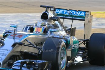 World © Octane Photographic Ltd. Mercedes AMG Petronas F1 W06 Hybrid – Lewis Hamilton. Monday 2nd February 2015, Formula 1 Winter testing, Jerez de la Frontera, Spain. Digital Ref : 1182CB1D1709