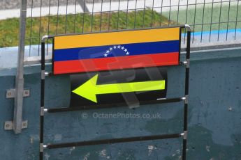 World © Octane Photographic Ltd. Lotus F1 Team – Pastor Maldonado' pit board. Monday 2nd February 2015, Formula 1 Winter testing, Jerez de la Frontera, Spain. Digital Ref: 1182CB1D1735
