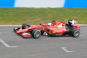World © Octane Photographic Ltd. Scuderia Ferrari SF-15T – Sebastian Vettel. Monday 2nd February 2015, Formula 1 Winter testing, Jerez de la Frontera, Spain. Digital Ref: 1182CB1D1755