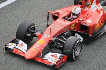 World © Octane Photographic Ltd. Scuderia Ferrari SF-15T – Sebastian Vettel. Monday 2nd February 2015, Formula 1 Winter testing, Jerez de la Frontera, Spain. Digital Ref: 1182CB1D1789