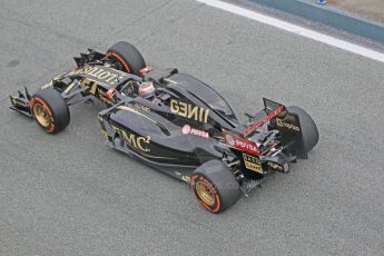 World © Octane Photographic Ltd. Lotus F1 Team E23 Hybrid – Pastor Maldonado. Monday 2nd February 2015, Formula 1 Winter testing, Jerez de la Frontera, Spain. Digital Ref: 1182CB1D1817