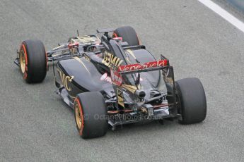 World © Octane Photographic Ltd. Lotus F1 Team E23 Hybrid – Pastor Maldonado. Monday 2nd  February 2015, Formula 1 Winter testing, Jerez de la Frontera, Spain. Digital Ref: 1182CB1D1828