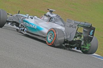 World © Octane Photographic Ltd. Mercedes AMG Petronas F1 W06 Hybrid – Lewis Hamilton. Monday 2nd  February 2015, Formula 1 Winter testing, Jerez de la Frontera, Spain. Digital Ref : 1182CB1D1909