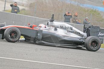 World © Octane Photographic Ltd. McLaren Honda MP4/30 - Jenson Button. Monday 2nd February 2015, Formula 1 Winter testing, Jerez de la Frontera, Spain.Digital Ref: 1182CB1D1982