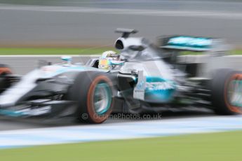World © Octane Photographic Ltd. Mercedes AMG Petronas F1 W06 Hybrid – Lewis Hamilton. Monday 2nd February 2015, Formula 1 Winter testing, Jerez de la Frontera, Spain. Digital Ref : 1182CB1D2008