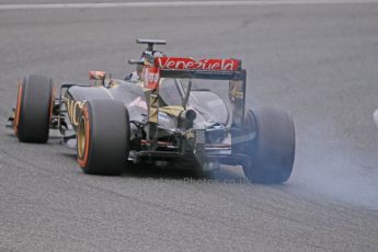 World © Octane Photographic Ltd. Lotus F1 Team E23 Hybrid – Pastor Maldonado. Monday 2nd February 2015, Formula 1 Winter testing, Jerez de la Frontera, Spain. Digital Ref: 1182CB1D2050