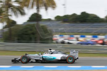 World © Octane Photographic Ltd. Mercedes AMG Petronas F1 W06 Hybrid – Lewis Hamilton. Monday 2nd February 2015, Formula 1 Winter testing, Jerez de la Frontera, Spain. Digital Ref : 1182CB1D2088