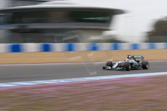World © Octane Photographic Ltd. Mercedes AMG Petronas F1 W06 Hybrid – Lewis Hamilton. Monday 2nd  February 2015, Formula 1 Winter testing, Jerez de la Frontera, Spain. Digital Ref : 1182CB1D2114