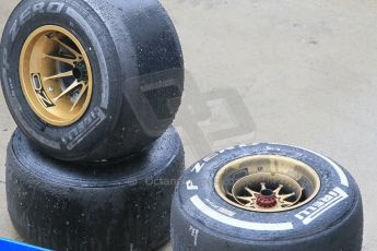 World © Octane Photographic Ltd. Lotus F1 Team E23 Hybrid wheels. Monday 2nd February 2015, Formula 1 Winter testing, Jerez de la Frontera, Spain. Digital Ref: 1182CB1D2219