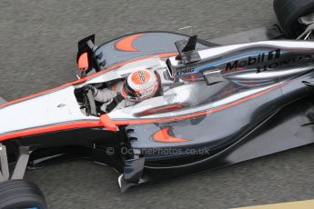 World © Octane Photographic Ltd. McLaren Honda MP4/30 - Jenson Button. Monday 2nd  February 2015, Formula 1 Winter testing, Jerez de la Frontera, Spain.Digital Ref: 1182CB1D2404