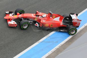 World © Octane Photographic Ltd. Scuderia Ferrari SF-15T – Sebastian Vettel. Monday 2nd February 2015, Formula 1 Winter testing, Jerez de la Frontera, Spain. Digital Ref: 1182CB1D2425