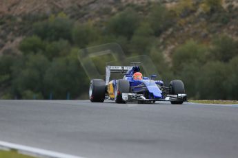 World © Octane Photographic Ltd. Sauber F1 Team C34-Ferrari – Felipe Nasr. Monday 2nd February 2015, Formula 1 Winter testing, Jerez de la Frontera, Spain. Digital Ref : 1182LB1D1964