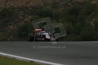World © Octane Photographic Ltd. Scuderia Toro Rosso STR10 – Max Verstappen. Monday 2nd February 2015, Formula 1 Winter testing, Jerez de la Frontera, Spain. Digital Ref: 1182LB1D2015