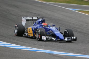 World © Octane Photographic Ltd. Sauber F1 Team C34-Ferrari – Felipe Nasr. Monday 2nd February 2015, Formula 1 Winter testing, Jerez de la Frontera, Spain. Digital Ref : 1182LB1D2162
