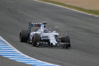 World © Octane Photographic Ltd. Williams Martini Racing FW37 – Valtteri Bottas. Monday 2nd February 2015, Formula 1 Winter testing, Jerez de la Frontera, Spain. Digital Ref: 1182LB1D2169