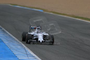 World © Octane Photographic Ltd. Williams Martini Racing FW37 – Valtteri Bottas. Monday 2nd February 2015, Formula 1 Winter testing, Jerez de la Frontera, Spain. Digital Ref: 1182LB1D2198