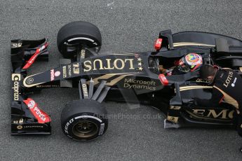 World © Octane Photographic Ltd. Lotus F1 Team E23 Hybrid – Pastor Maldonado. Monday 2nd  February 2015, Formula 1 Winter testing, Jerez de la Frontera, Spain. Digital Ref: 1182LB1D2344