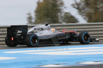World © Octane Photographic Ltd. McLaren Honda MP4/30 – Fernando Alonso. Tuesday 3rd February 2015, Formula 1 Winter testing, Jerez de la Frontera, Spain. Digital Ref: 1183CB1D2471