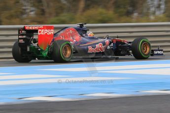 World © Octane Photographic Ltd. Scuderia Toro Rosso STR10 – Carlos Sainz Jnr. Tuesday 3rd February 2015, Formula 1 Winter testing, Jerez de la Frontera, Spain. Digital Ref: 1183CB1D2494
