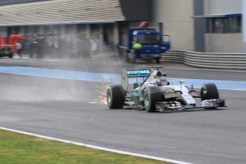 World © Octane Photographic Ltd. Mercedes AMG Petronas F1 W06 Hybrid – Nico Rosberg. Tuesday 3rd February 2015, Formula 1 Winter testing, Jerez de la Frontera, Spain. Digital Ref : 1183CB1D2635