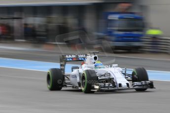 World © Octane Photographic Ltd. Williams Martini Racing FW37 – Felipe Massa. Tuesday 3rd February 2015, Formula 1 Winter testing, Jerez de la Frontera, Spain. Digital Ref: 1183CB1D2704