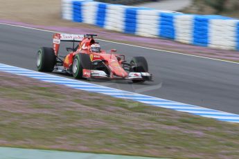 World © Octane Photographic Ltd. Scuderia Ferrari SF-15T – Kimi Raikkonen. Tuesday 3rd February 2015, Formula 1 Winter testing, Jerez de la Frontera, Spain. Digital Ref: 1183CB1D2761