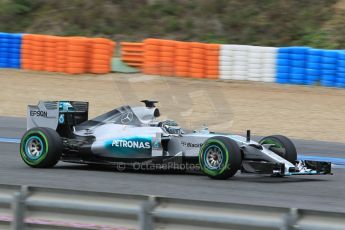 World © Octane Photographic Ltd. Mercedes AMG Petronas F1 W06 Hybrid – Nico Rosberg. Tuesday 3rd February 2015, Formula 1 Winter testing, Jerez de la Frontera, Spain. Digital Ref : 1183CB1D2838
