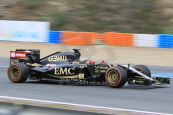 World © Octane Photographic Ltd. Lotus F1 Team E23 Hybrid – Pastor Maldonado. Tuesday 3rd February 2015, Formula 1 Winter testing, Jerez de la Frontera, Spain. Digital Ref: 1183CB1D2899