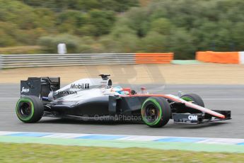 World © Octane Photographic Ltd. McLaren Honda MP4/30 – Fernando Alonso. Tuesday 3rd February 2015, Formula 1 Winter testing, Jerez de la Frontera, Spain. Digital Ref: 1183CB1D2914