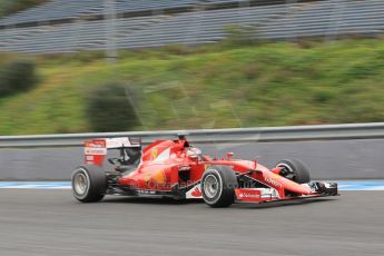 World © Octane Photographic Ltd. Scuderia Ferrari SF-15T – Kimi Raikkonen. Tuesday 3rd February 2015, Formula 1 Winter testing, Jerez de la Frontera, Spain. Digital Ref: 1183CB1D2939