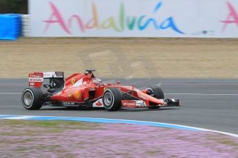 World © Octane Photographic Ltd. Scuderia Ferrari SF-15T – Kimi Raikkonen. Tuesday 3rd February 2015, Formula 1 Winter testing, Jerez de la Frontera, Spain. Digital Ref: 1183CB1D2948