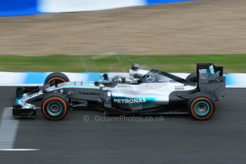 World © Octane Photographic Ltd. Mercedes AMG Petronas F1 W06 Hybrid – Nico Rosberg. Tuesday 3rd February 2015, Formula 1 Winter testing, Jerez de la Frontera, Spain. Digital Ref : 1183CB1D2977